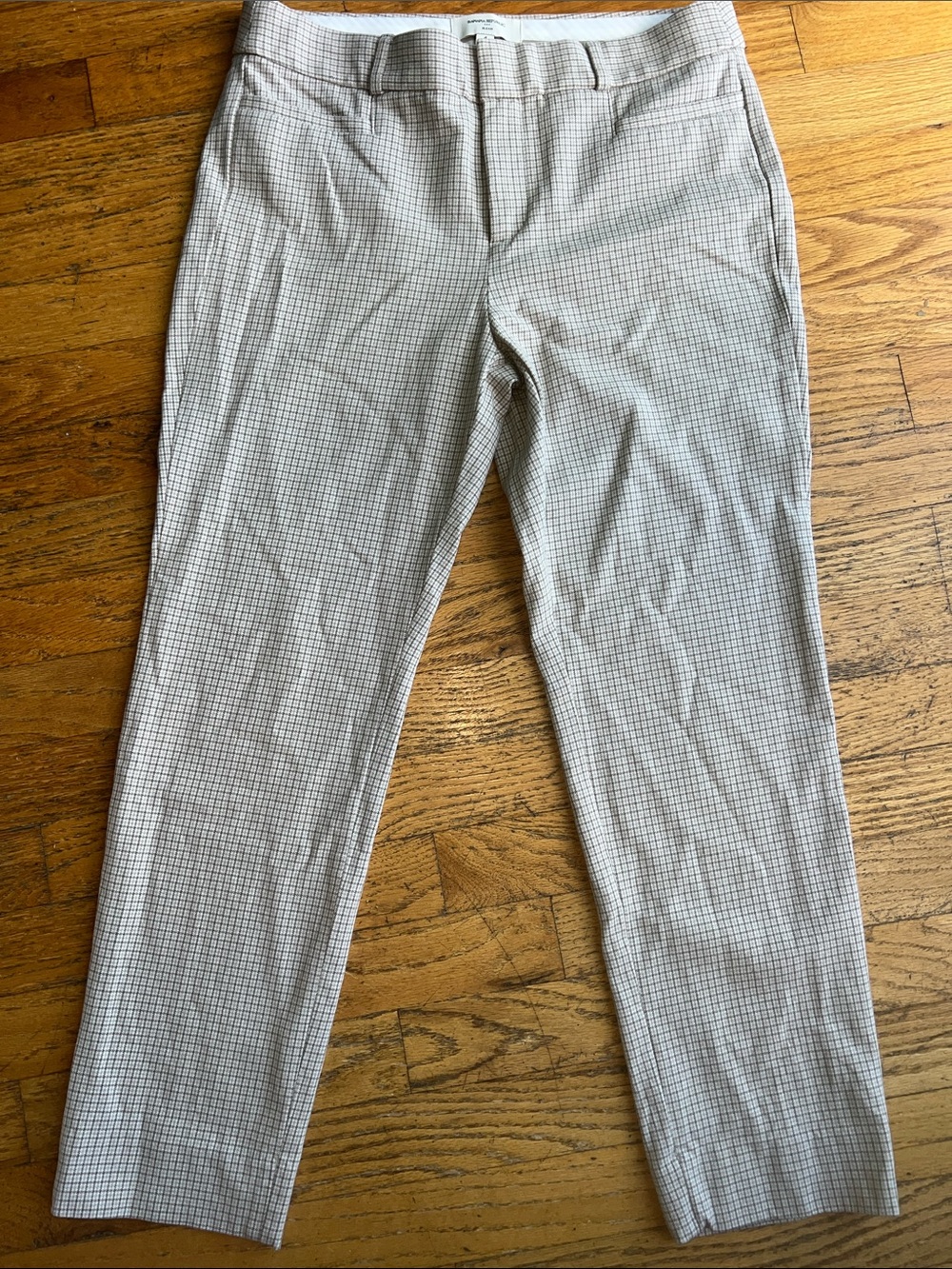 Banana Republic SLOAN Micro-Check Dress pant👖 Size 4P